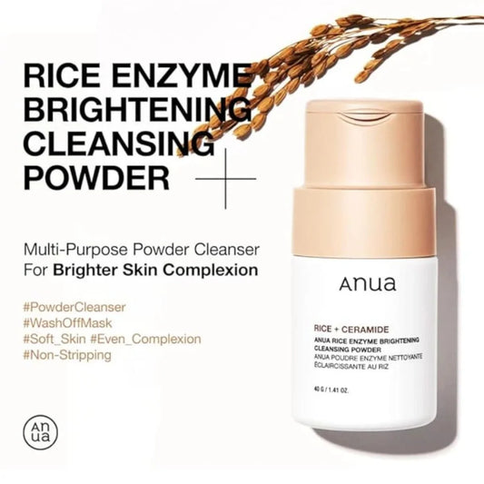 Anua – Rice Enzyme Brightening Cleansing Powder, 40 g
